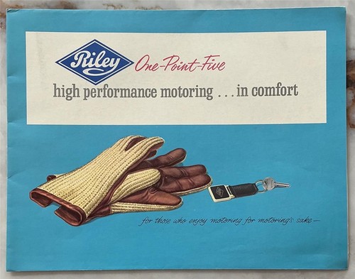 Riley car sales brochure - sales,