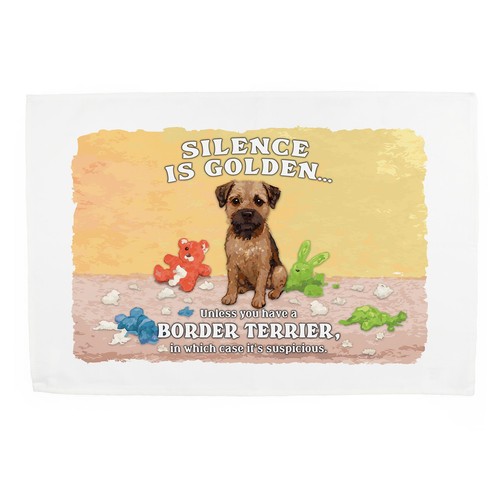 Border terrier tea - border,