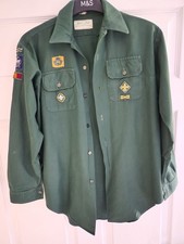 Vintage Genuine Cub Scout Shirt With Badges