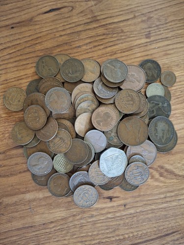 Old british coins from king - from,