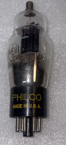 Philco 6f8g vacuum tube - vacuum,