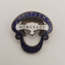 British Legion Honorary Badge