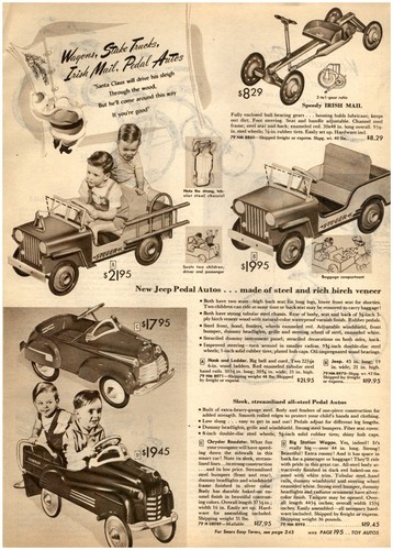 1948 paper toy steger jeep - paper,
