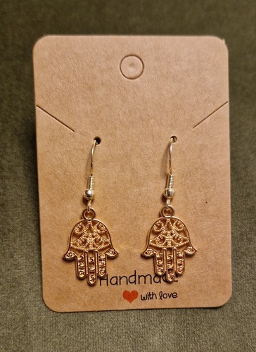 Hamsa hand earrings free - hamsa,