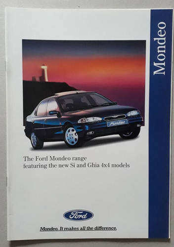 Ford mondeo brochure - brochure, 1995