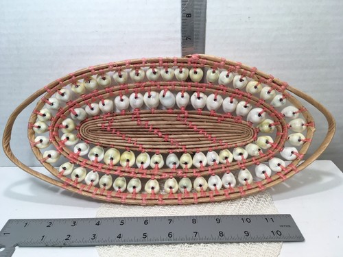 Seashell wicker basket - &,