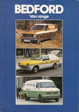 Bedford Vans 1980 UK Market Sales Brochure HA, Chevanne & CF