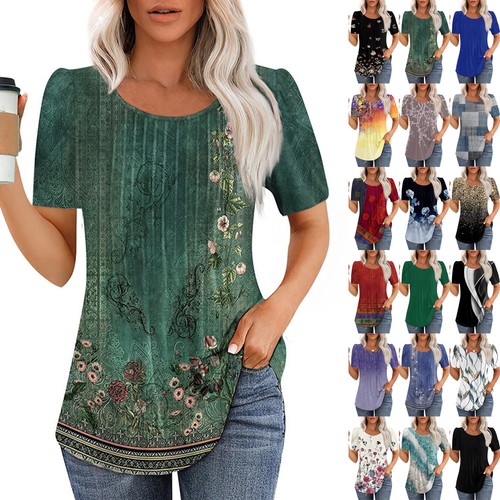 Women short sleeved shirts - women's,