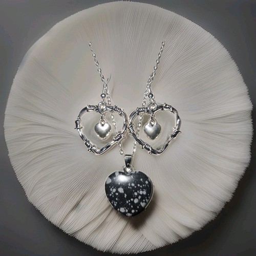 Natural stone pendant - natural,