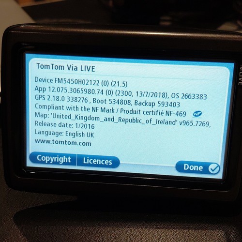 Tomtom via live - , sat
