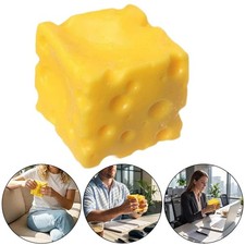 TPR Cheese Cube Stress Relief