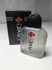 Vintage 100ml Axe Africa Aftershave by Faberge Rare with Box (NOT LYNX) BH4