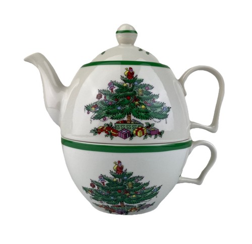 Spode christmas tree cheer tea - christmas,