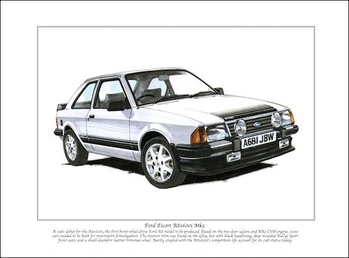 Ford escort rs1600i mk3 - rs1600i, fine