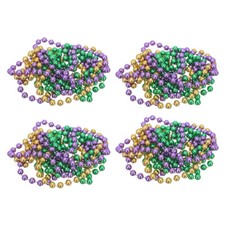  12 Pcs Mardi Gras Tricolor