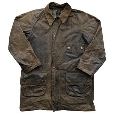 Barbour Solway Zipper Wax Jacket 80s C40 Vintage 2 Crest