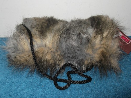 Wolf grey muff hand warmer - wolf,