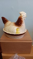 Vintage Ceramic Hen Egg Holder