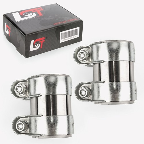 Double clamp pipe connector - double,