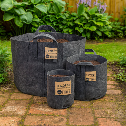 Fabric round plant pots - pots, grow