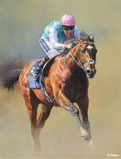 Frankel  Large Limited Ed Signed Print Sean McMahon - Superb  Giftl