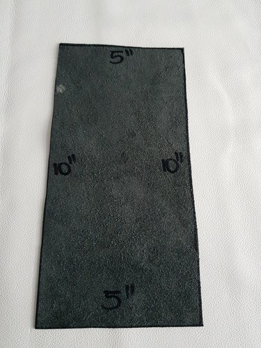 Black genuine leather - leather, offcuts