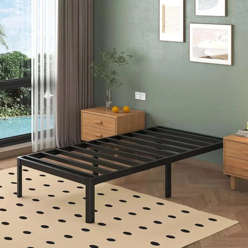 Strong single bed 3ft metal - bed,