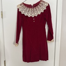 Vtg 1960's RED VELVET EMPIRE