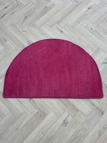 Pink glitter half - half, rug