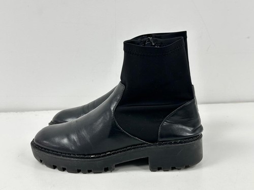 Zara women black - zara, leather