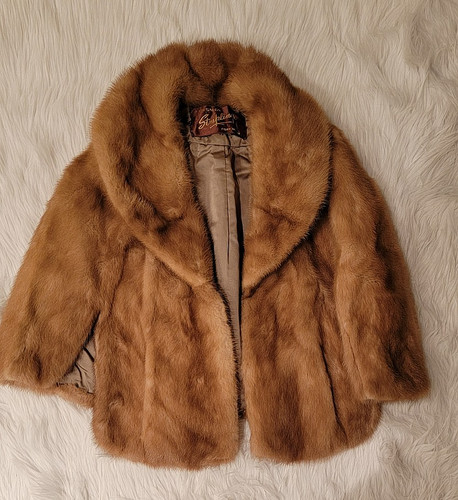 Vintage honey fur stole - vintage,