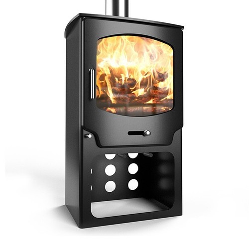 Wood burning multifuel stove - burning,
