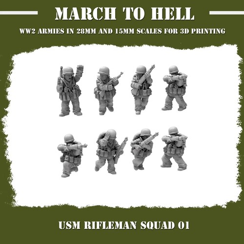 15mm ww2 marines - marines, troops
