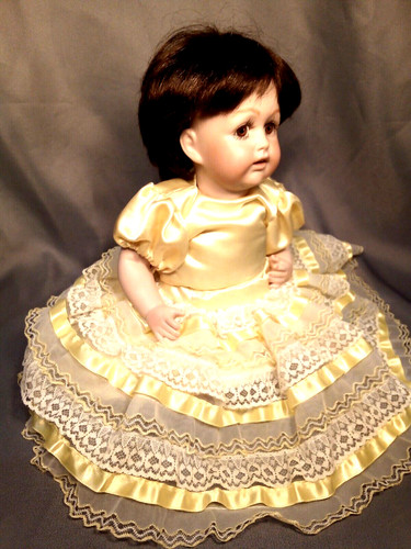 Porcelain doll - porcelain, (317)