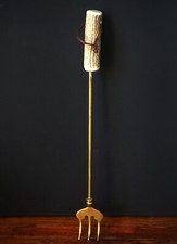 Antique Brass Toasting Fork