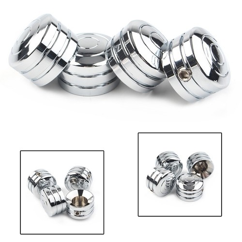 Chrome cylinder head bolt caps - head,
