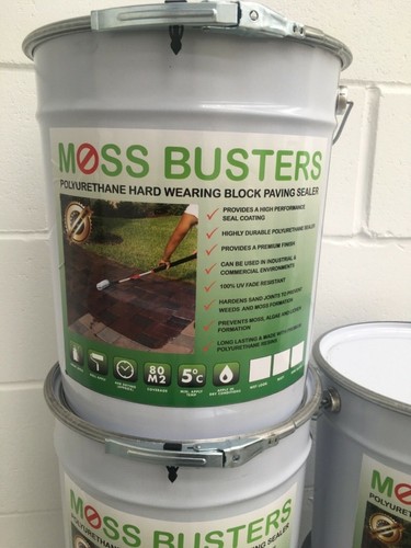 Wet look driveway sealer - , block