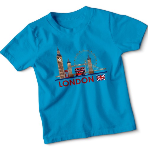London landmarks kids - london, shirt
