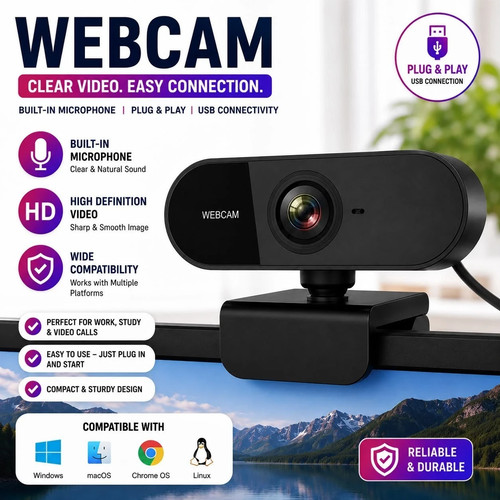 Full 1080p webcam - hd,