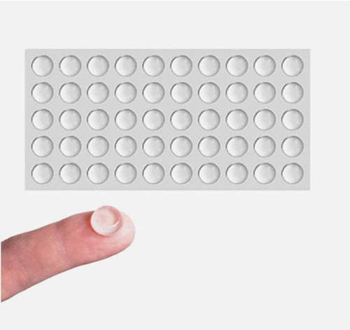 Pcs transparent rubber feet - transparent,