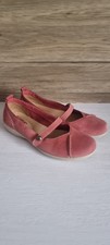 Hotter Comfort Concept Soft Ballet Pumps Dolly Shoes Pink Flat Size UK 5
