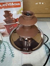 The Chocolate Shop 3 Tier Cascading Chocolate Fountain Table Top Party Food