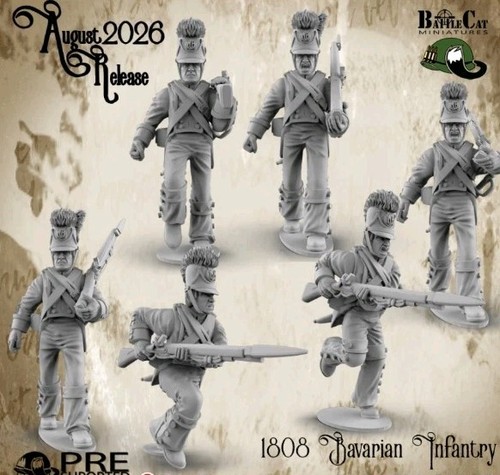 54mm napoleonic 1808 bavarian - napoleonic,