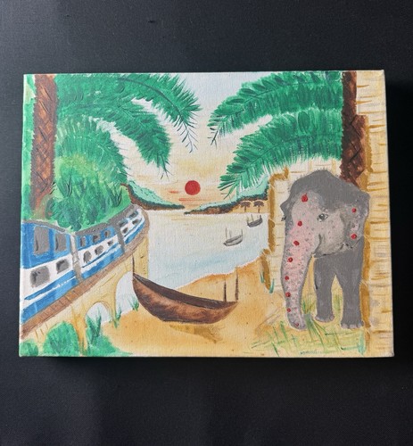 Original acrylic painting - original,