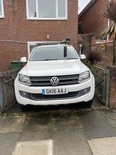 Volkswagen Amarok Pickup Truck, 2015, 2 Litre, White , ( Engine Broken )