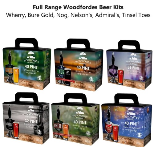 Woodfordes beer kits full - kits,
