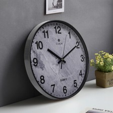 30CM Wall Clocks Silent Home Living Room Digital Clock Industrial Style Clock