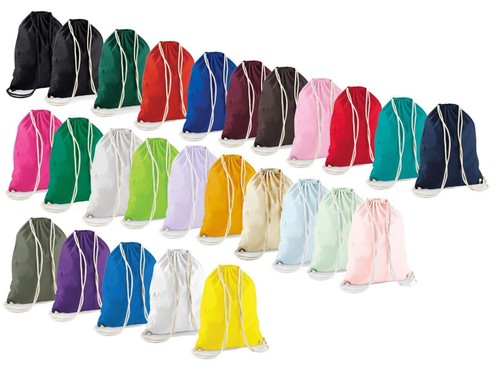 Cotton draw string gym sack - draw,