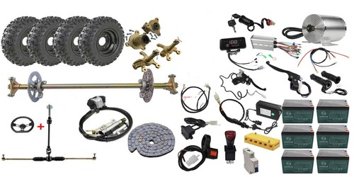Rear axle kit - wheels, 60v