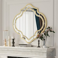 Large Gold Wall Mirror Glass